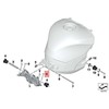 BMW K21 K22 K23 K33 kėbulo varžtas be apykaklės originalus 46638527781