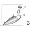 Bmw K26 R 900 Rt R 1200 Rt Priekinis Desinysis Baltas Posukio Indikatorius Originalus 63137714088