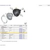 BMW K27 0398 0490 Žibinto korpusas 63127696400 Originalus