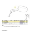 BMW K41 0557 Kairės pusės galinio vaizdo veidrodėlis 51167653773 Originalus
