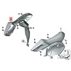 BMW K50 įsiurbimo angos dangtelis dešinysis originalus 46638533660