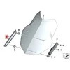 BMW K50 K51 0A11 0A21 0A31 0A41 Apdailos priekinis stiklas kairėje 46638556013 Originalus