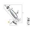 BMW R 1200 GS R 1250 GS Šilumos Skydas Anglies Pluoštas Originalus 18518406926