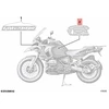 BMW K51 R 1200 GS Adv R 1250 GS Adv Raidės dešinė Originalus 51148405058