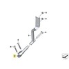 BMW K52 montavimo įspėjamojo žibinto laikiklis kairėje pusėje originalus 63178548569