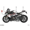 BMW K67 S 1000 RR 19 0E20 užrašas Šoninis apdailos skydelis Dešinysis originalus 51147925470