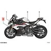 BMW K67 S 1000 RR 19 0E20 užrašas Šoninis apdailos skydelis Dešinysis originalus 51147925470
