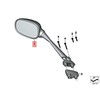 BMW K71 F800S F800ST Veidrodis Desinis Originalus 51168528632