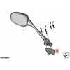 BMW K71 veidrodėlių adapteris dešinėje pusėje Originalus 51168535222