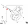BMW K72 R13 priekinio rato tvirtinimo tarpiklis originalus 36317705571
