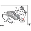 BMW K73 F 800 R 0215 0227 0224 originalus ploviklis 63127717283