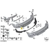 BMW Kairysis Bumperio Troselio Dangtelis 51127448115 Originalus