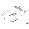 Bmw Kairysis Chrome Strip Deklas R 1200 Rt R 1250 Rt Originalus 51148545123