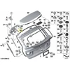 BMW Kairysis Galinio Sparno Šarnyras 3 F31 F31 LCI Originalus 51317286299