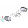 Bmw Kairysis Veidrodžio Stiklas R 1200 Rt R 1250 Rt 51168529433