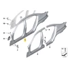 BMW Kėbulo Šoninė Rėma Kairė 5 G30 F90 M5 41007437437 Originalus