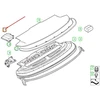 BMW Klappe Gestengeaustritt Links 3 E93 54377174547 Originalus
