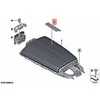 BMW Kredito Kortelių Laikiklis Kairysis 640d 650i F06 F12 F13 Originalus 51168052439
