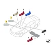 BMW LED Vidinės Lempu Šviesos 1 F20 F21 F30 F32 F07 63317941911 Originalus