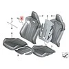 BMW M PRIEKINIŲ SĖDYNIŲ ATLOŠO EMBLEMA 52109503045 ORIGINALI