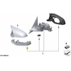 BMW M4 F82 dešiniojo sparno veidrodėlio posūkio indikatorius Originalus 63137849048