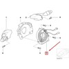 BMW MINI CABRIO R52 vairo kolonėlės slydimo žiedas originalus 61316800997