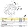 BMW "Mini Cooper R50/52" transmisijos sukimosi greičio jutiklis 24357518732 Originalus
