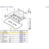BMW "Mini Cooper" vožtuvo dangtelio tarpiklių rinkinys 11127572851 Originalus