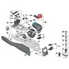 BMW MINI COUNTRYMAN F60 Centrinės konsolės porankio kilimėlio įdėklas Originalus 51169333428