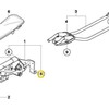 BMW "Mini" elektroninis stovėjimo stabdžių valdymo jungiklis 61316928205 Originalus