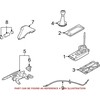 BMW "Mini" elektroninis stovėjimo stabdžių valdymo jungiklis 61316928205 Originalus
