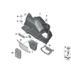BMW MINI F20 F20 F21 F22 F87 BAGAŽINĖS LAIKYMO ĮTAISAS SURIŠIMO ŽIEDAS ORIGINALUS 51477271174