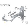 BMW MINI F54 CLUBMAN priekinio žibinto tvirtinimo laikiklis dešinėje O/S 51647351536 originalus