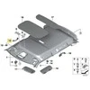 BMW MINI F54 Priekinė interjero rankena pilkos spalvos originali 51167367784