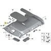 BMW MINI F54 Priekinė interjero rankena pilkos spalvos originali 51167367784