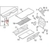 BMW MINI F55 F56 Bagažinės siuntų lentyna Bump Stop guminis buferis 51467388912 Originali