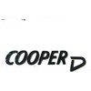 BMW MINI Juodas COOPER D BAGAŽINĖS EMBLEMA 51142465248 ORIGINALUS