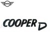 BMW MINI Juodas COOPER D BAGAŽINĖS EMBLEMA 51142465248 ORIGINALUS