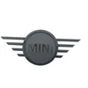 BMW MINI Juodas MINI BONNET BADGE EMBLEMA 51149880863 Originali