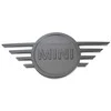 BMW MINI Juodas MINI BONNET BADGE EMBLEMA 51149880863 Originali
