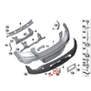BMW MINI PACEMAN R61 Galinio bamperio dešinysis rėmo dangtelis 51129809962 GENUINALUS