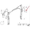 BMW MINI R50 ploviklio rinkinys Langų pakėlėjas Originalus 51337044403