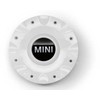 BMW MINI R50 R52 2001-2008 m. Ratų centro stebulės dangtelis sidabrinės spalvos originalus 36131512574