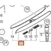 BMW Mini R50 R52 R53 bagažinės dangčio rankena, gruntuota, originali 51137075582