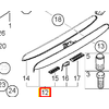BMW Mini R50 R52 R53 bagažinės dangčio rankena, gruntuota, originali 51137075582
