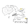 BMW MINI R50 R52 R53 Ratų arkos apdailos spaustukas originalus 07130702516