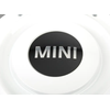 BMW MINI R50 stebulės dangtelis su MINI logotipu, baltos spalvos, originalus 36131512573