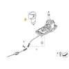 BMW MINI R53 R52 Durų Selektorius Pulto Rankena Originalus 25167546065