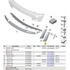 Bmw Mini R53 spoileris kairėje pusėje originalus 51111479092