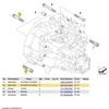 BMW MINI R55 R56 R57 R58 R59 Pavarų dėžės tvirtinimo varžtas M10X60 24007810609 Originalus